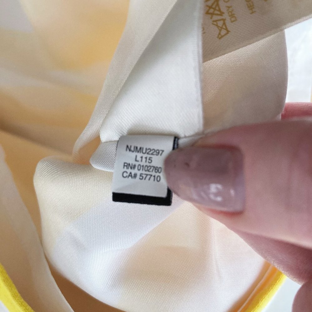 Kate Spade Barry skirt, Kate Spade New York yellow & white striped mini skirt - Picture 8 of 8